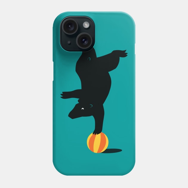 Bear on a ball Phone Case by Hayh0