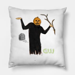 Dancing Pumpkin Man Pillow