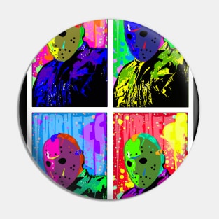 Psychadelic Voorhees Full Pin