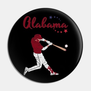 Alabama Baseball Pin