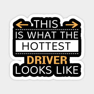 Driver Looks Like Creative Job Typography Design Magnet