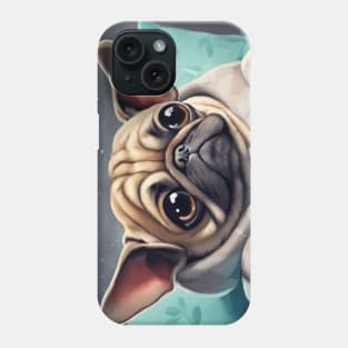 Too Snug To Pug Today Phone Case