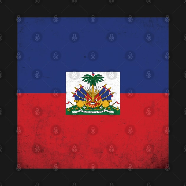 Celebrating Haitian Independence with the Vibrant Flag by Creativoo