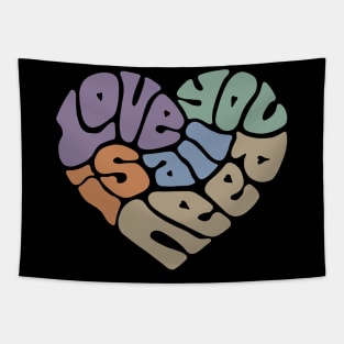 Love Is All You Need Word Art Tapestry