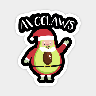 Avoclaws Funny Avocado Santa Claus Keto Vegan Magnet