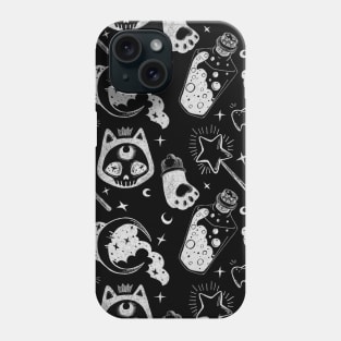 Witchcraft black Phone Case