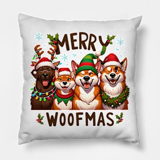 Jolly Woofmas Pillow