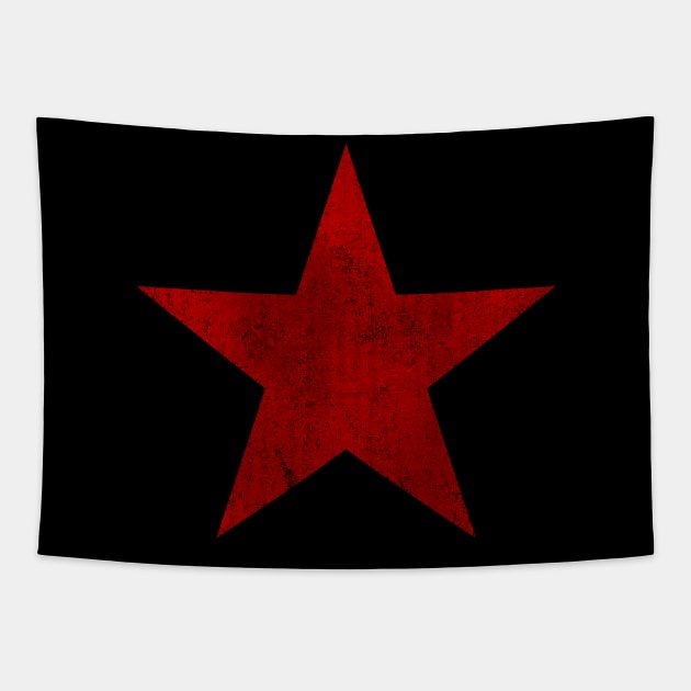 Red Star Vintage Tapestry by Flippin' Sweet Gear