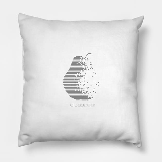 disap::pear Pillow by Lab7115