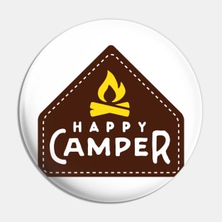 Camping: Happy Camper Pin