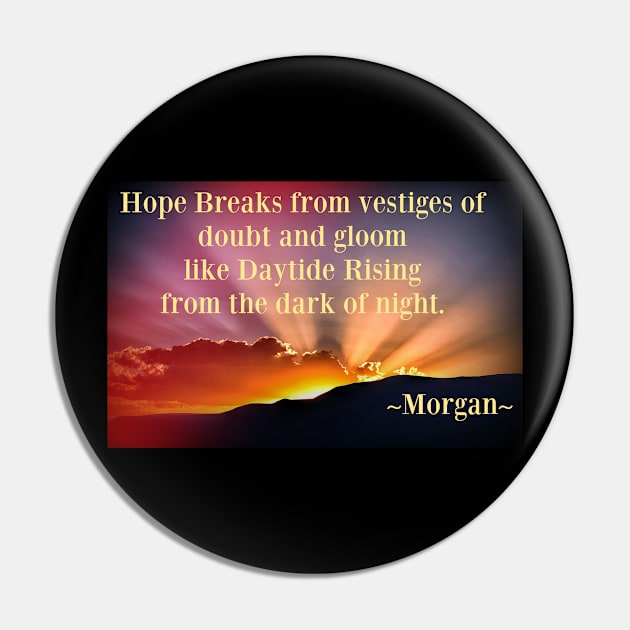 Hope Pin by Visually Lyrical