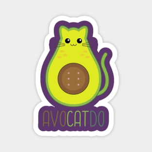 Avocado Cat (AvoCATdo) Magnet