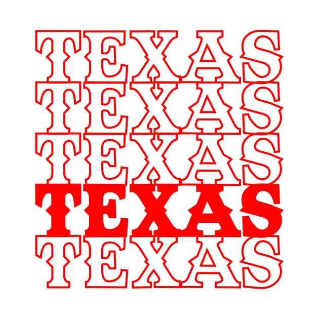 Texas by Throwzack