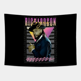 Logan Richardson Retro Style Fan Art Tapestry