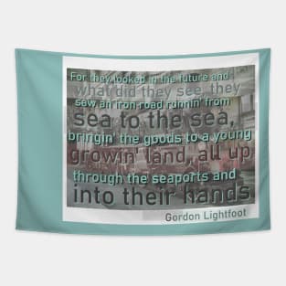 Gordon Lightfoot  - Canadian Railroad Trilogy lyrics design Tapestry