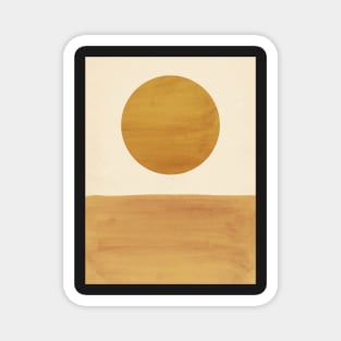 Abstract warm landscape Magnet