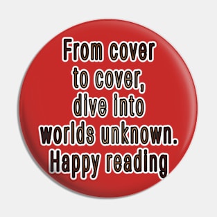 Dive into Worlds: Happy Book Lovers Day! Pin