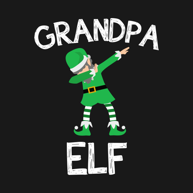 Discover Dabbing Grandpa Elf Matching Christmas Family - Dabbing Elf - T-Shirt