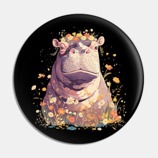 hippopotamus Pin