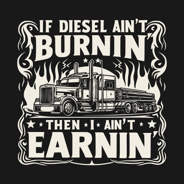 If Diesel ain't Burnin' then I ain't earnin' by Styloutfit