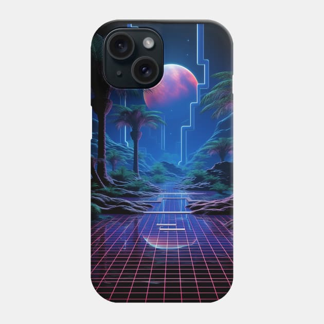 Synthetic moonlight #4 Phone Case by gogolehm