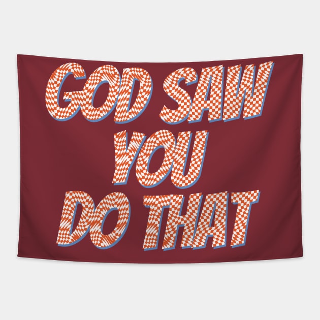 I Saw That - God Tapestry by ChristianCanCo