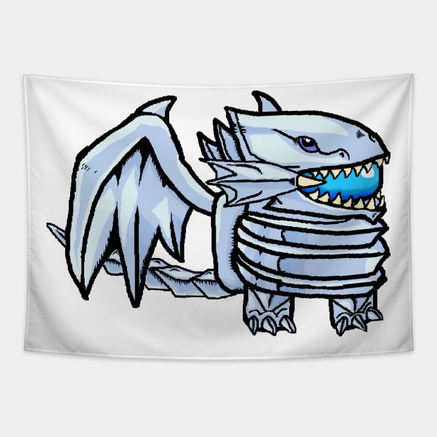 Blue-Eyes Sus Dragon Tapestry by Flex Unlimited