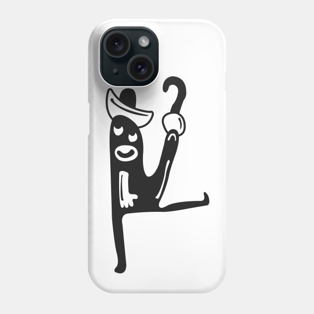 Black pirate Phone Case by now83