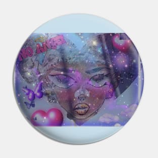 Cute kawaii black girl Pin