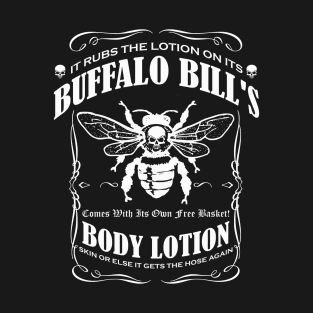 Buffalo Bill's Body Lotion - Death's Head Moth - Horror - Distressed Vintage Design T-Shirt