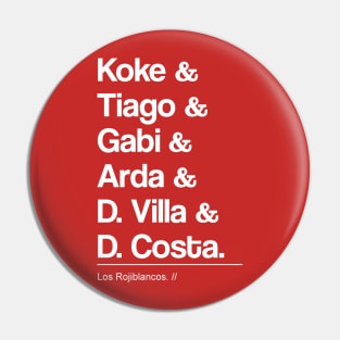 The Legends of Atletico Pin