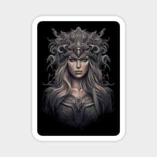 Viking Shield Maiden 03 Magnet