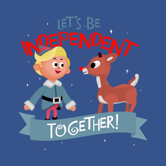 Independent Together - Hermey and Rudolph by RetroFitted