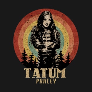 Retro Sunset Tatum Paxley Wrestling T-Shirt