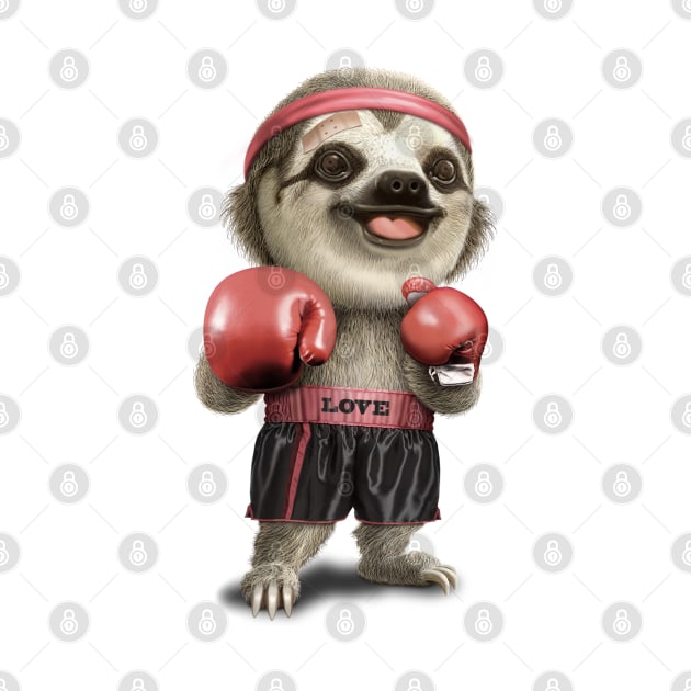 BOXING SLOTH 2022 by ADAMLAWLESS