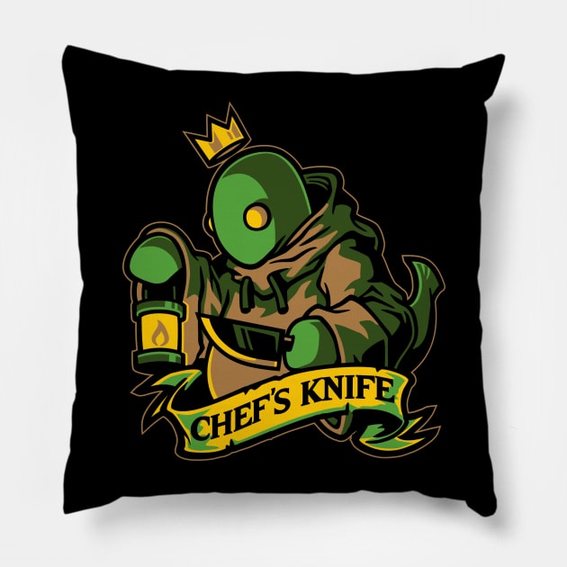 Chef's Knife Pillow by WinterArtwork