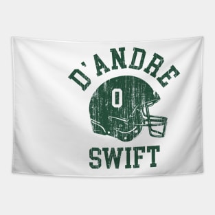 D'Andre Swift Philadelphia Helmet Font Tapestry