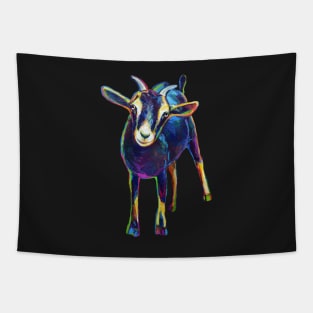 Cute BLACK GOAT Sticker by Robert Phelps Tapestry