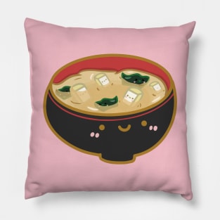 Miso soup doodle design Pillow