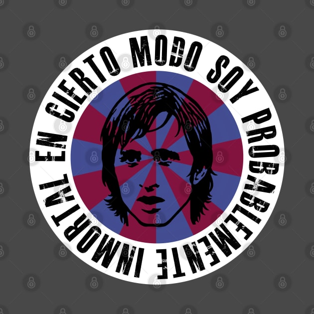 Cruyff design in Barça colours with quote by Nikki Genee Art