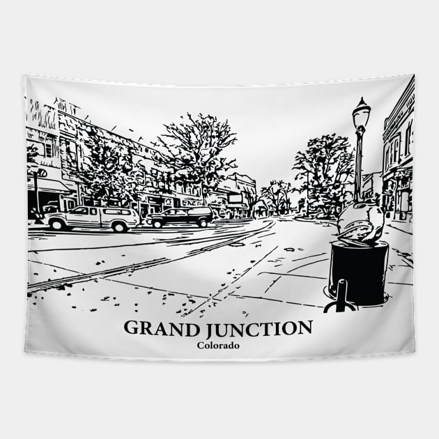 Grand Junction - Colorado Tapestry by Lakeric