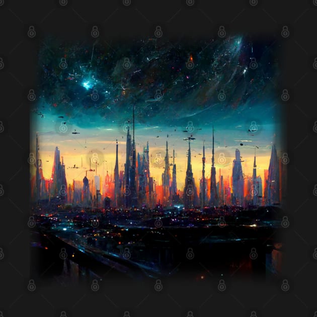 Space City Artwork by maxdax