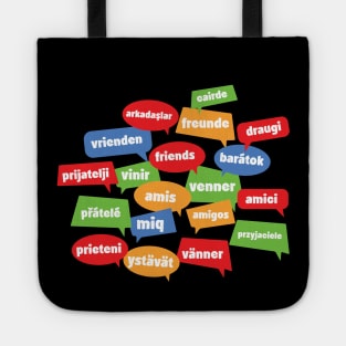 Social Media Theme: Multilingual Friends Tote