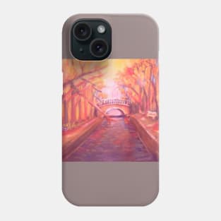 stadt park in Magdeburg Phone Case