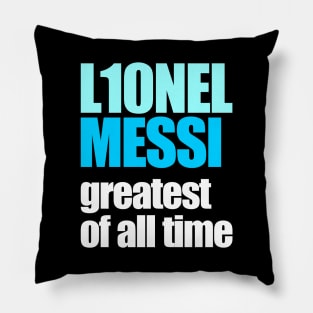 Lionel messi tshirt Pillow