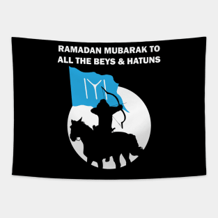 Ramadan Mubarak Kurulus Osman Ertugrul Bey Kayi Flag Drillis Ottoman Empire Turkey Istanbul Gift Tapestry