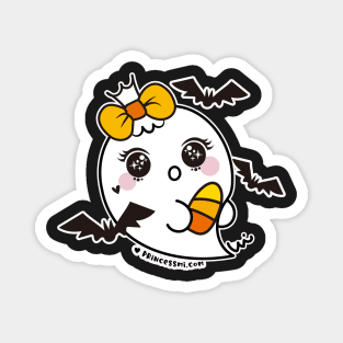 kawaii cute ghosts cute spooky  , happy halloween Magnet