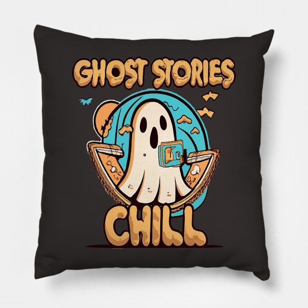 Ghost stories, chill Pillow by ArtfulDesign