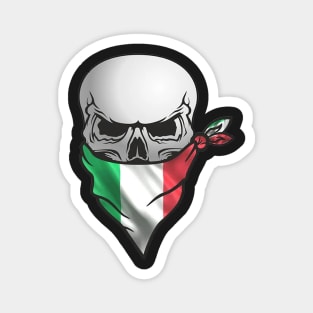 Italian Skull Bandana Magnet