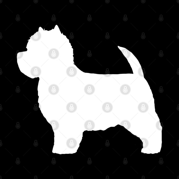 West Highland White Terrier Silhouette by Coffee Squirrel